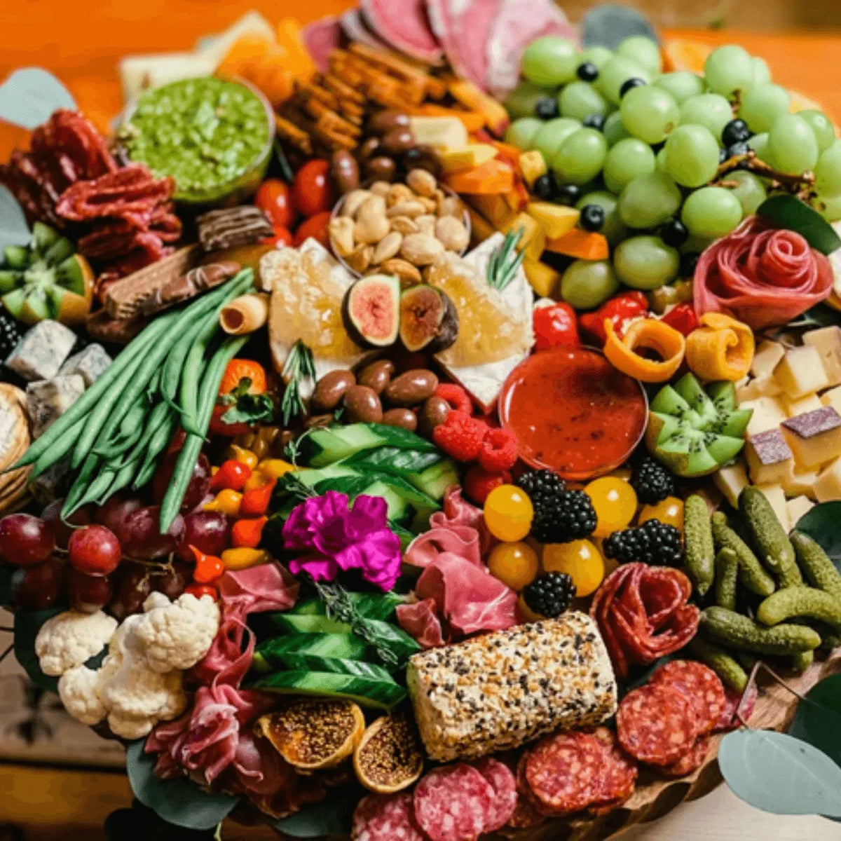 24" Round CharCUTErie Board