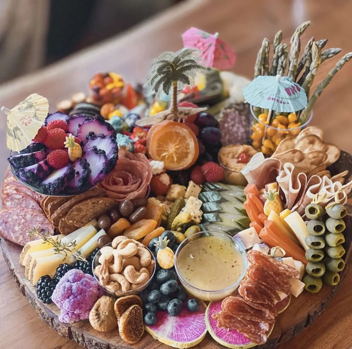 Luau CharCUTErie Board