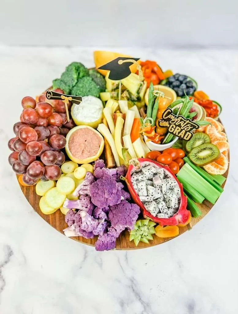 Graduation Fruit + Veggie Board