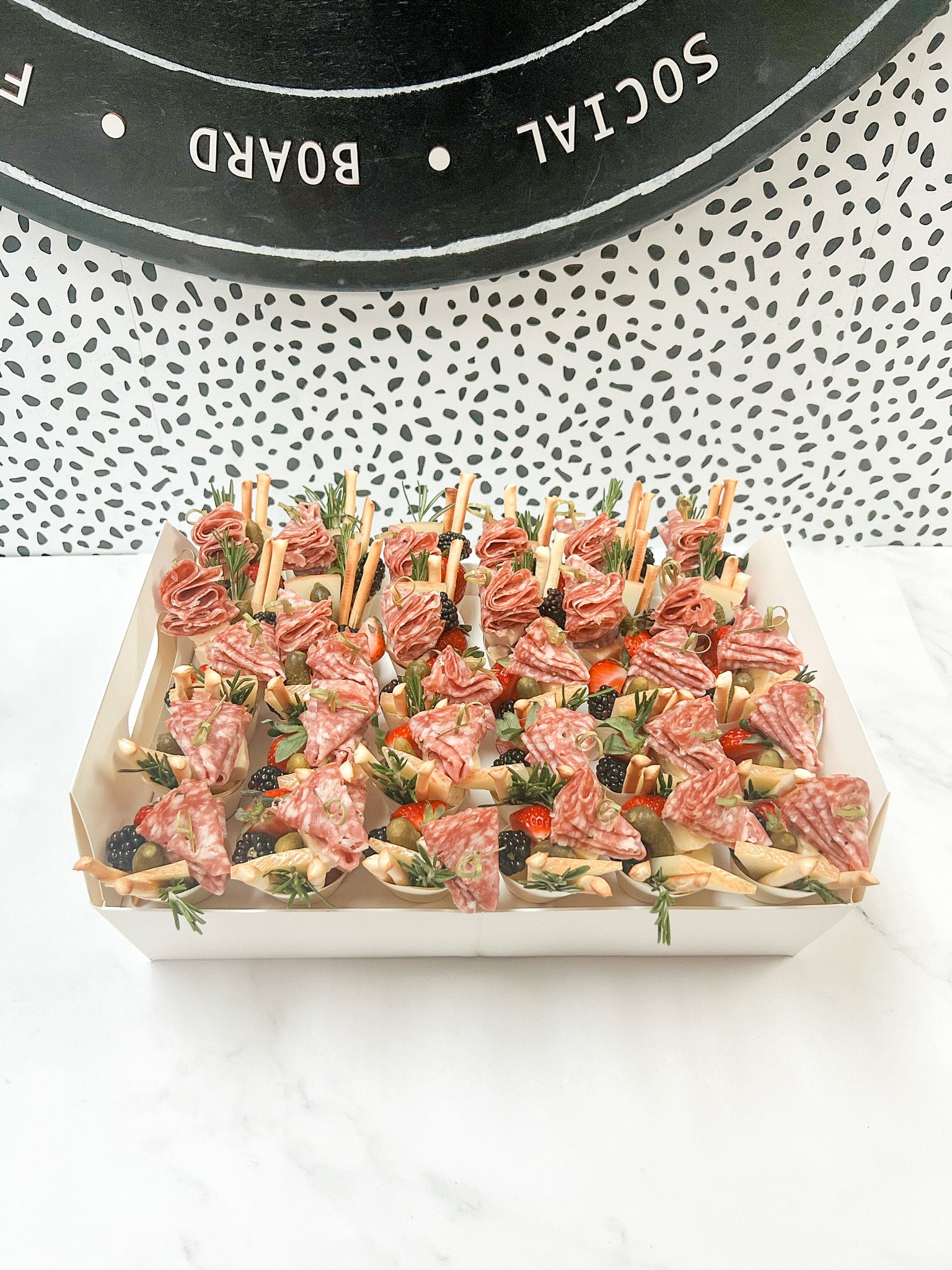 Savory CharCUTErie Cones