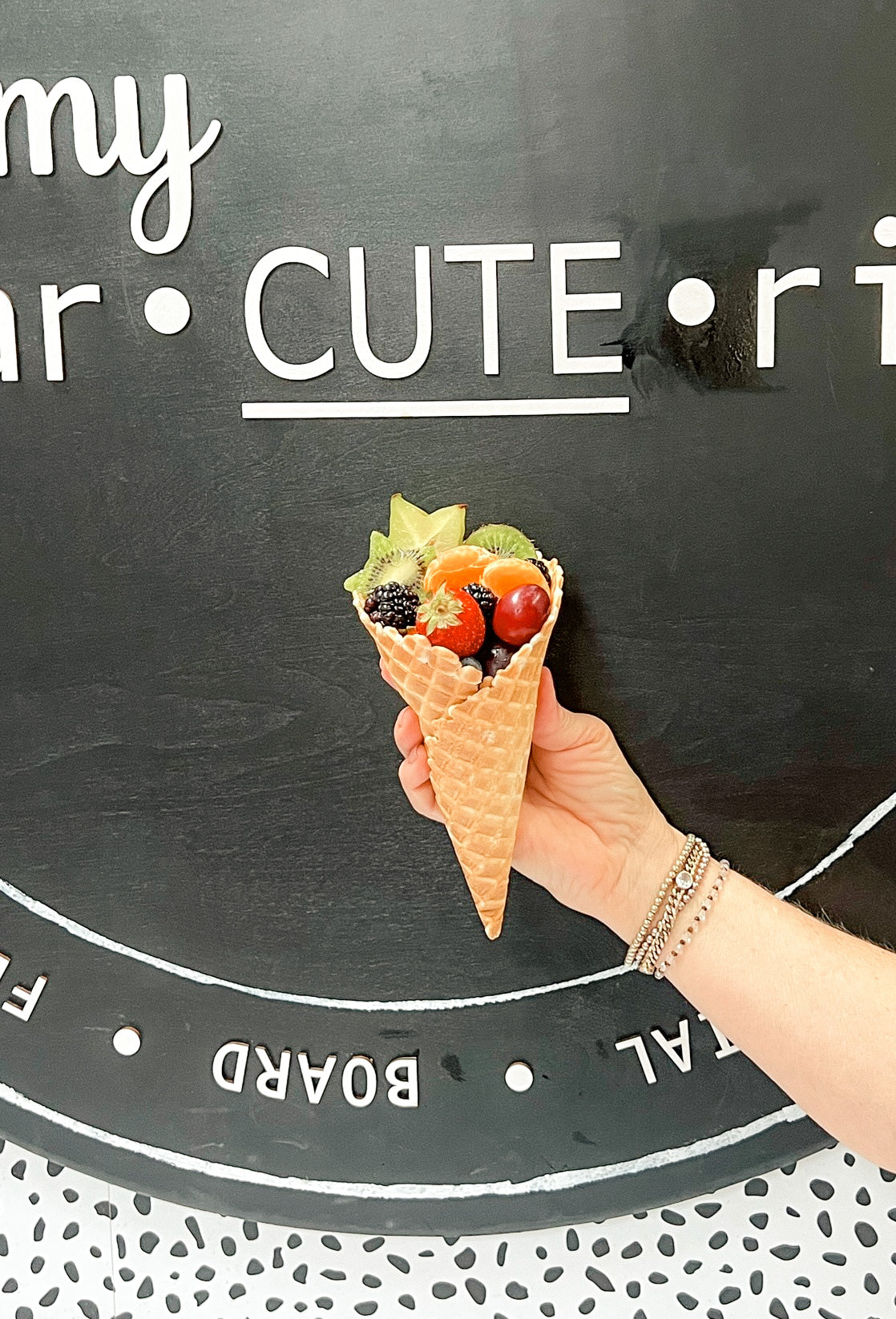 Fruit CharCUTErie Cones