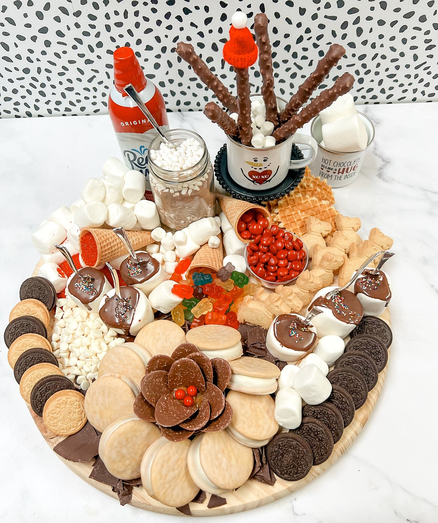 Hot Cocoa CharCUTErie Board