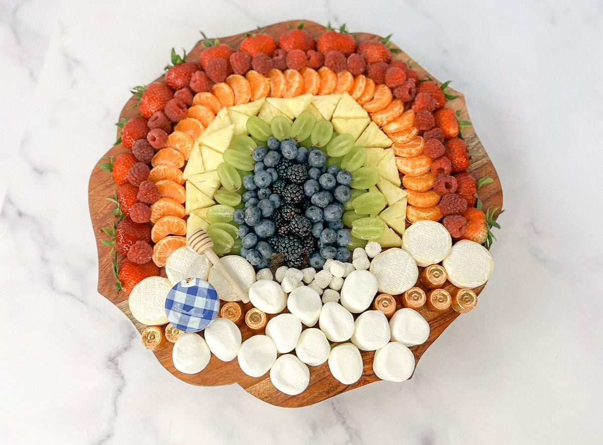 Rainbow Fruit CharCUTErie Board