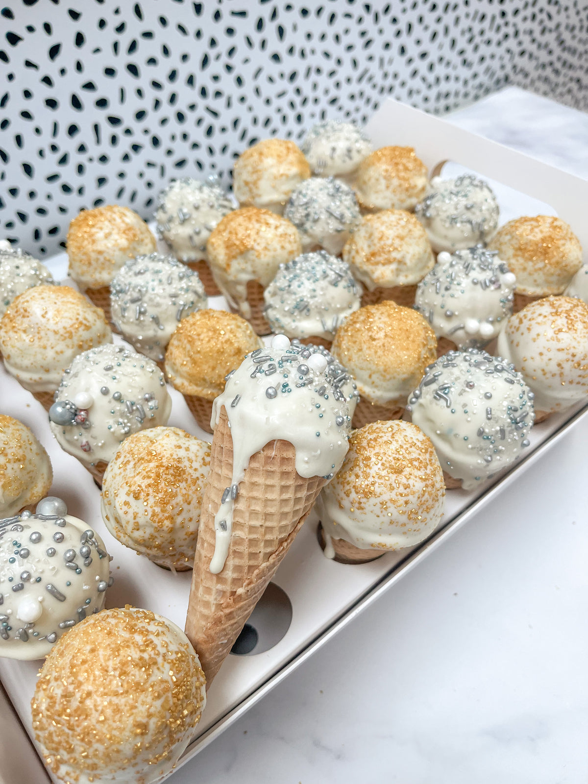 Cake Ball Cones