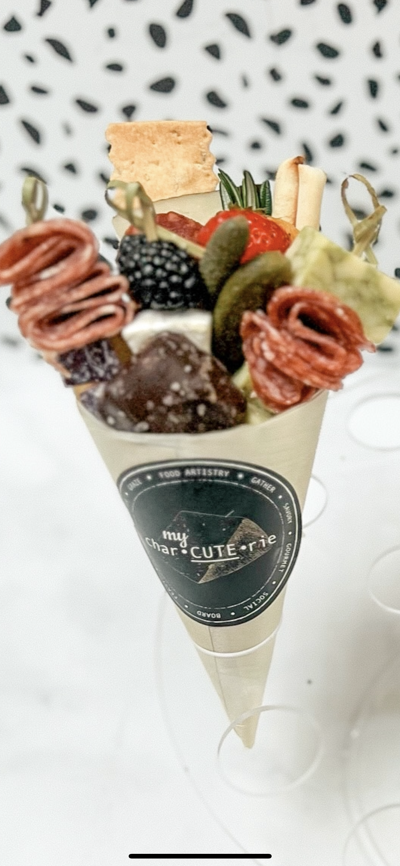 Sweet + Savory CharCUTErie Cones