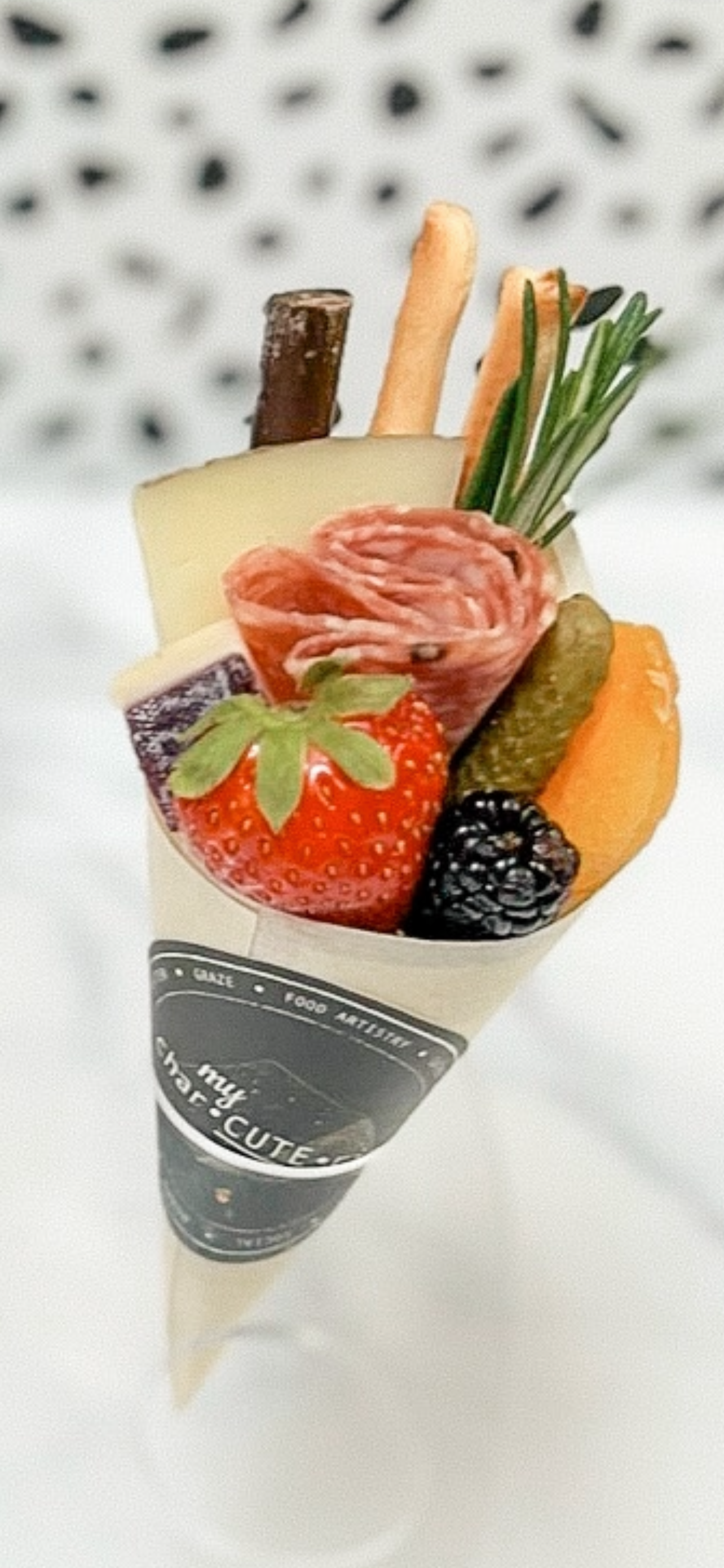 Sweet + Savory CharCUTErie Cones