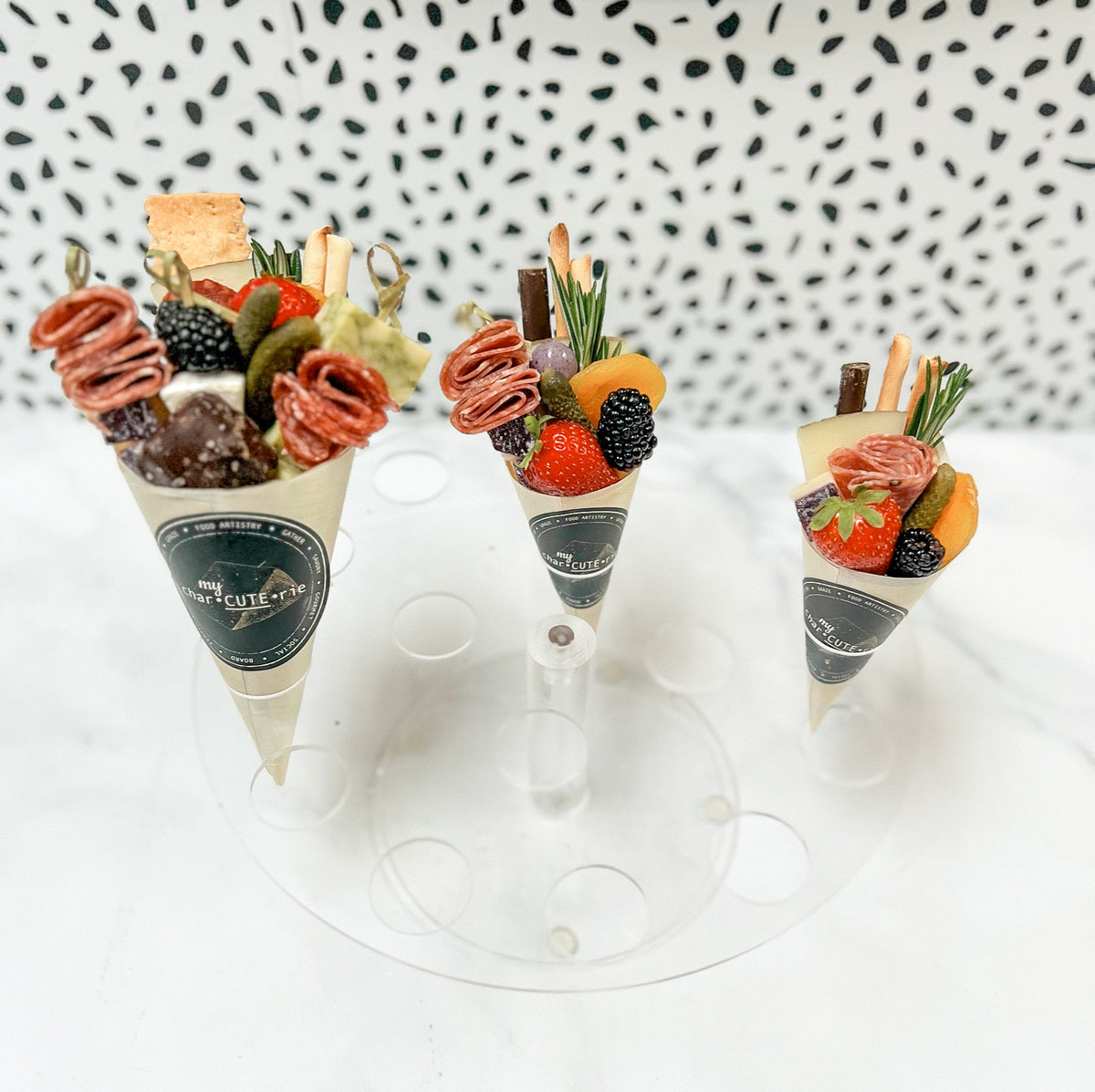 Sweet + Savory CharCUTErie Cones