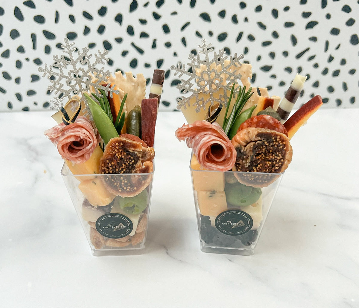 Winter Wonders Gourmet Snack CharCUTErie Cups