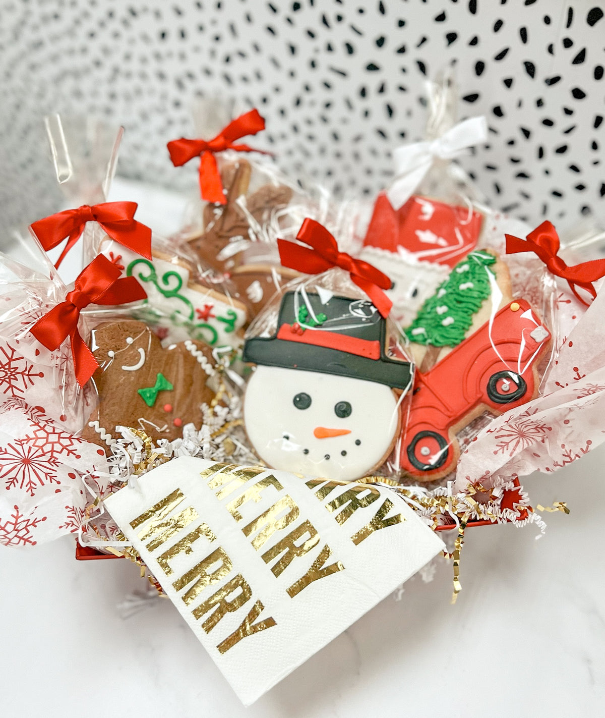 Holiday Cookie Gift Basket