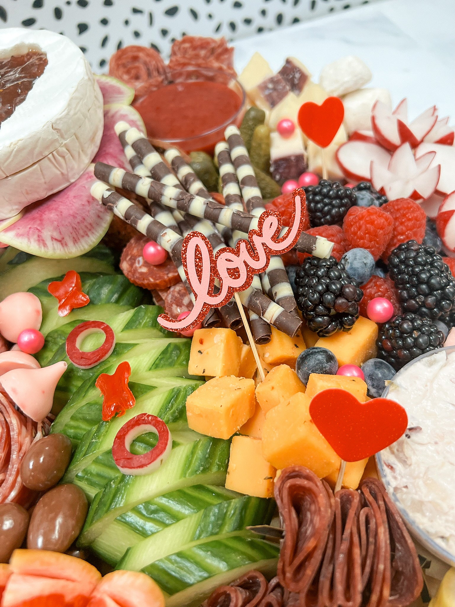 Valentine's Day CharCUTErie Board