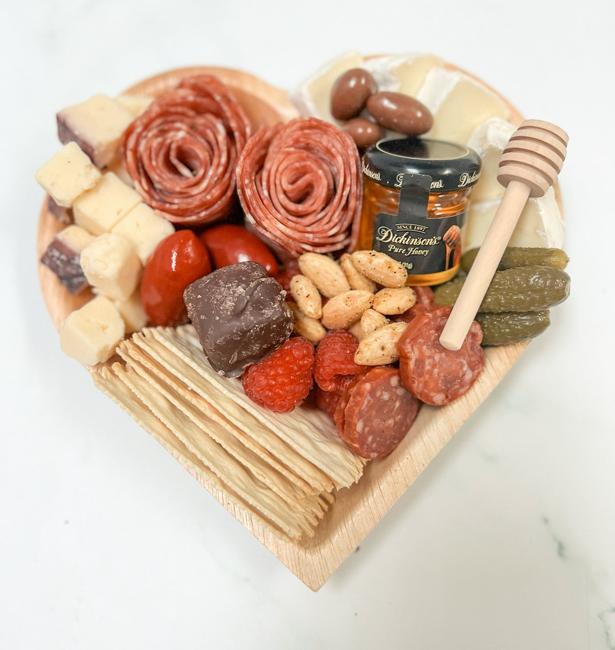 Small Heart CharCUTErie Tray