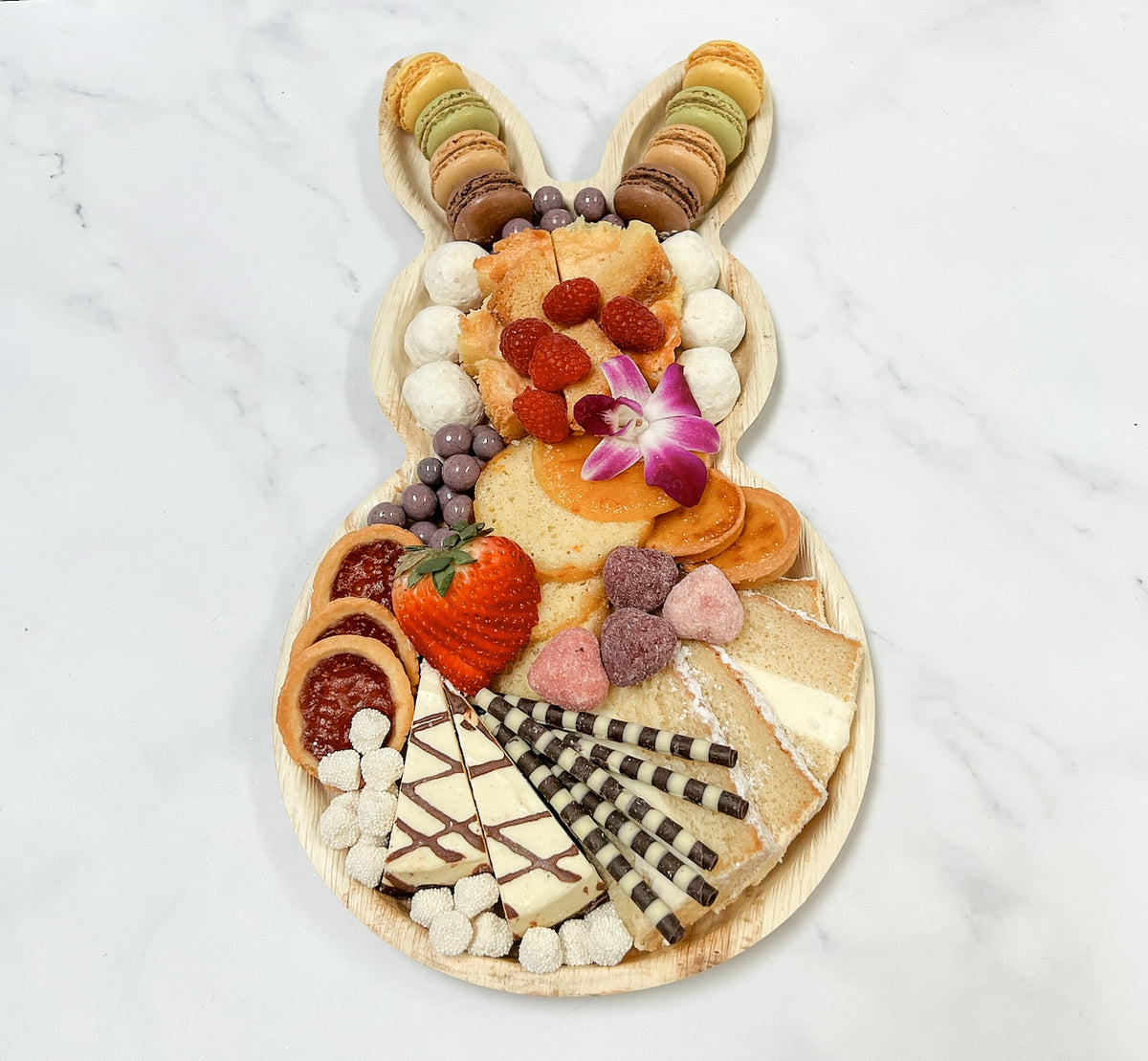 Bunny CharCUTErie Gourmet Sweets Tray