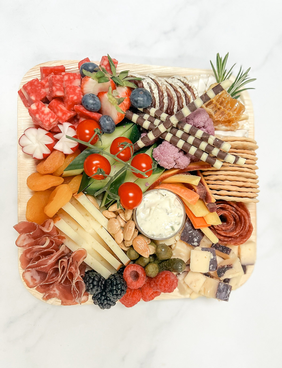 10x10 Snackadoodle CharCUTErie Tray