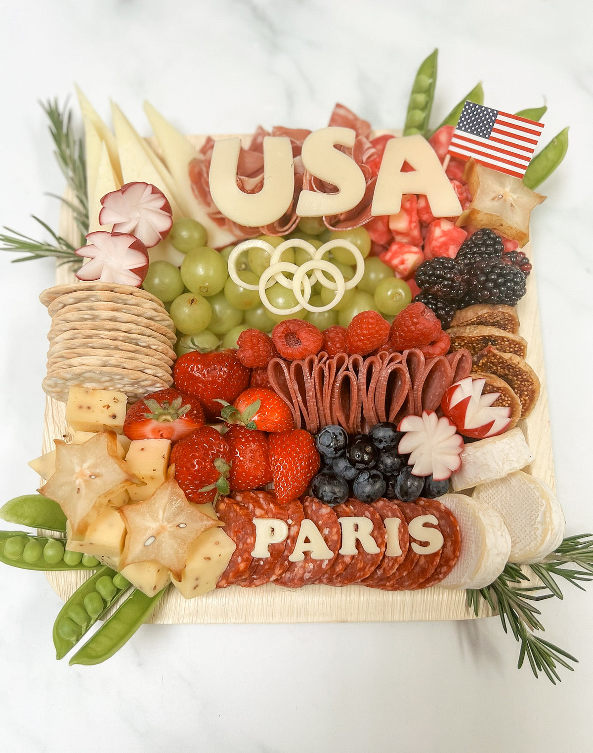Team USA Olympics Charcuterie Tray