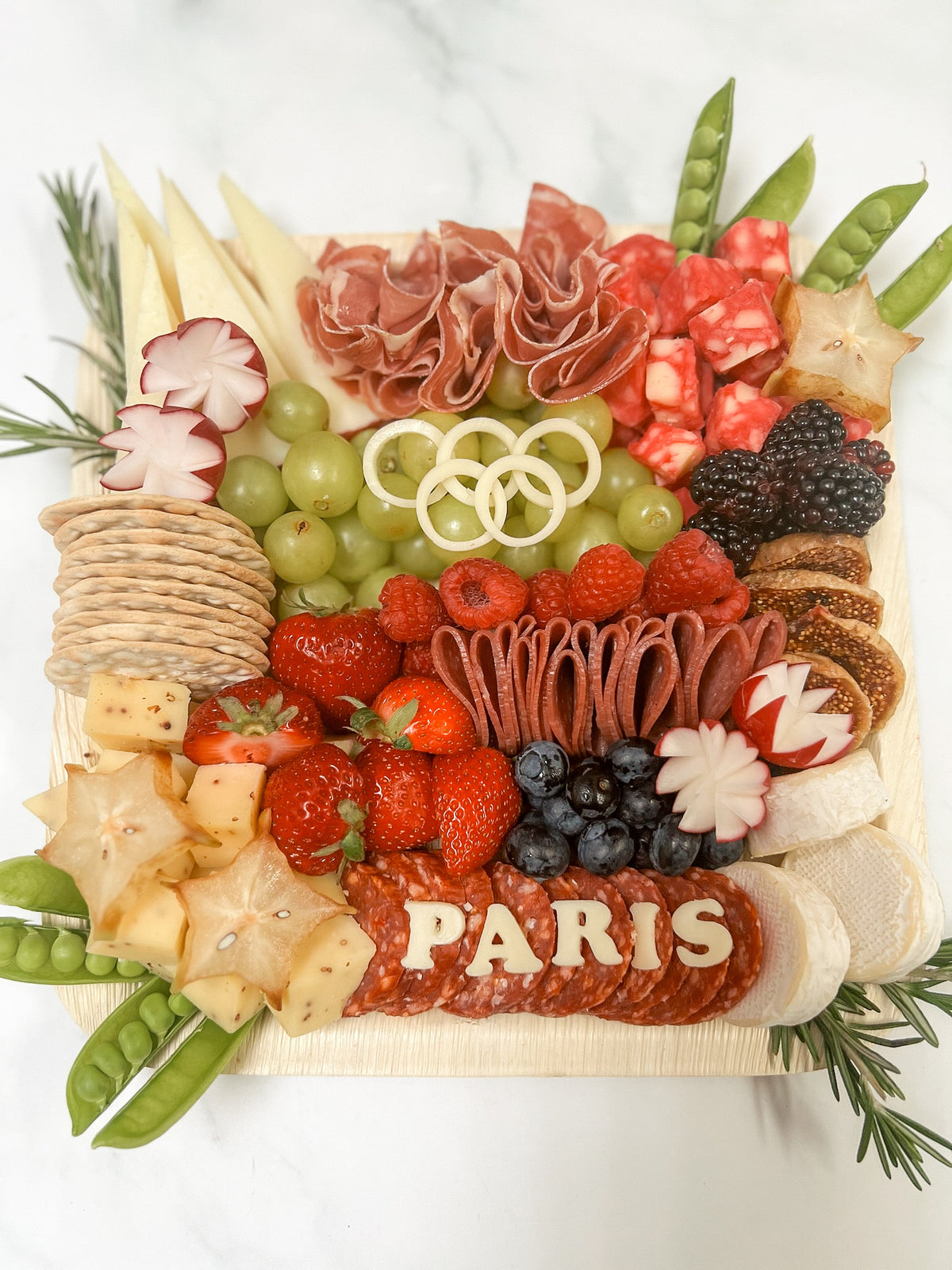 Summer Olympics Charcuterie Tray