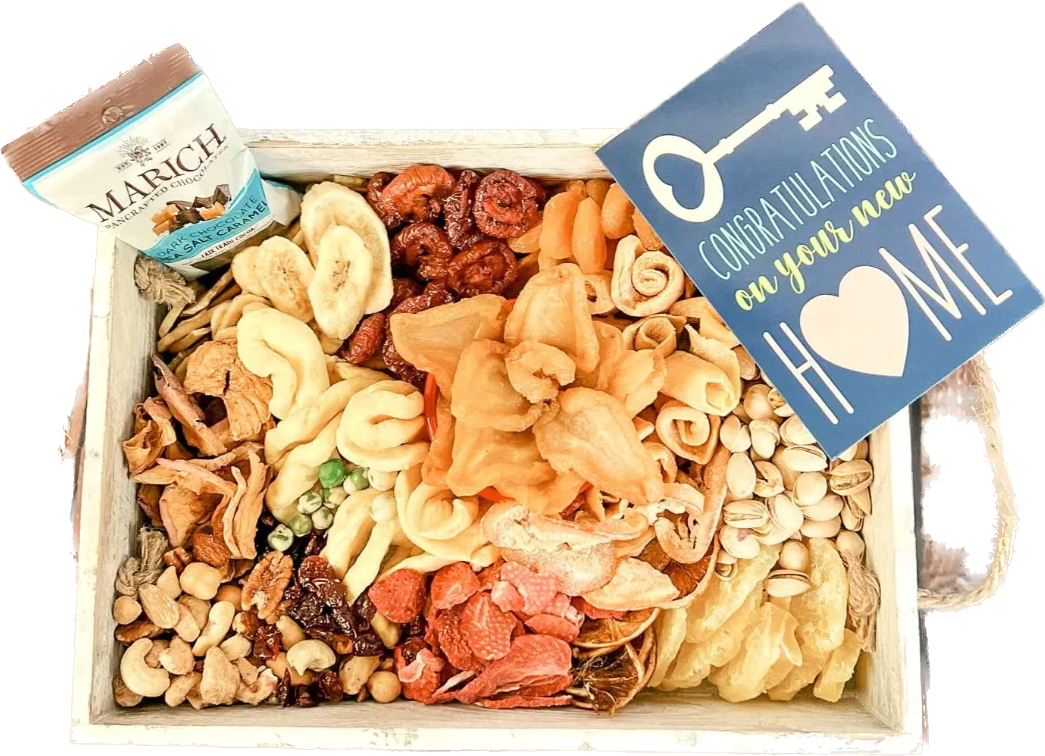 New Home Gourmet Dried Fruit and Nut Tray