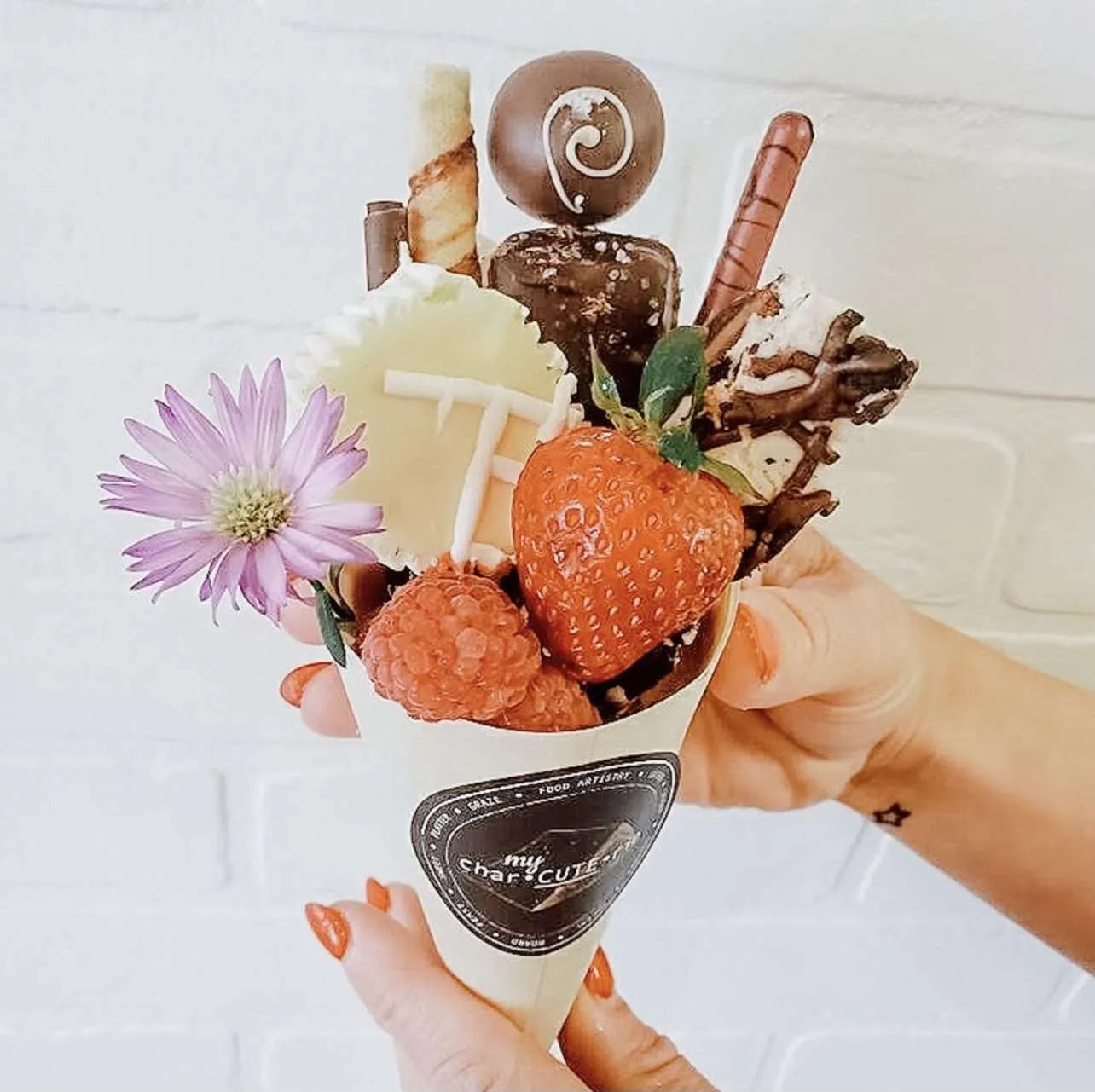 Sweet CharCUTErie Cones