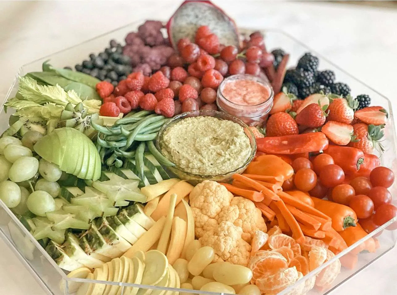 Fruit + Veggie CharCUTErie Board
