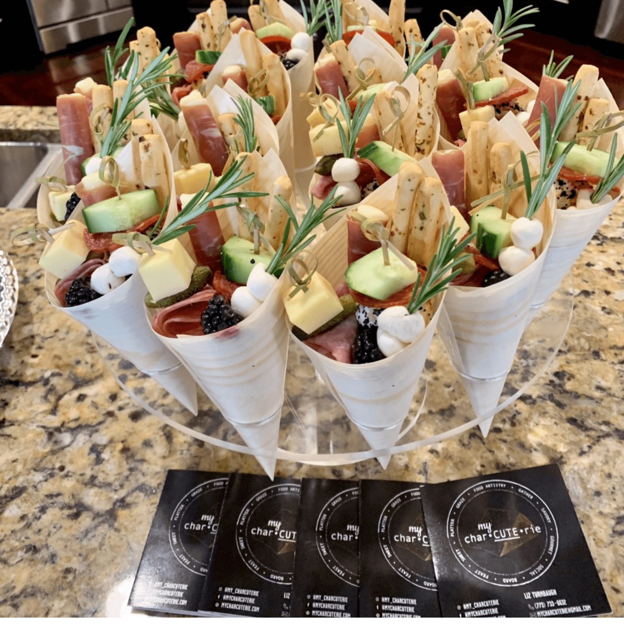 Savory CharCUTErie Cones