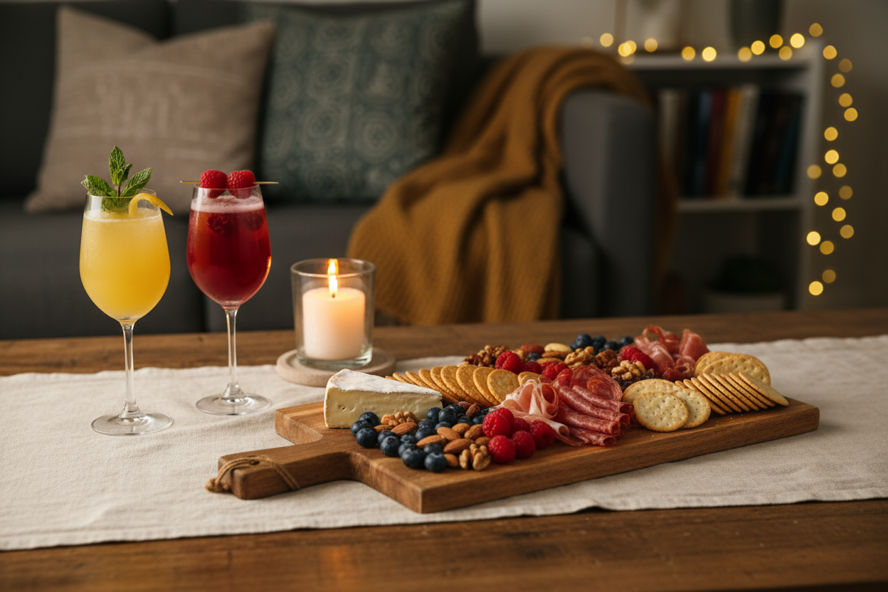 Charcuterie & Mocktails: Easy Pairings for a Cozy Date Night at Home
