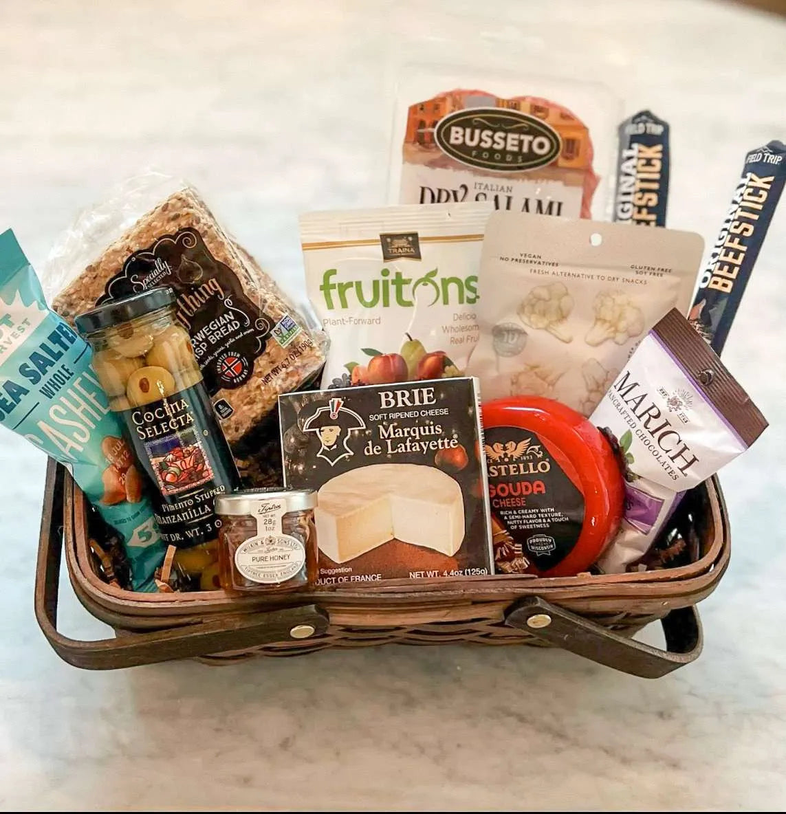 Gourmet Meat and Cheese Gift Basket
