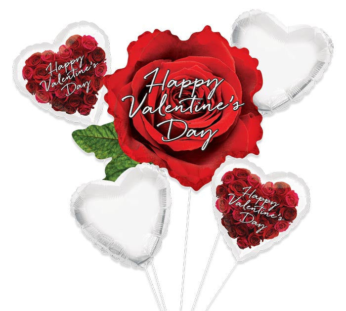 Happy Valentine's Day Balloon Bouquet