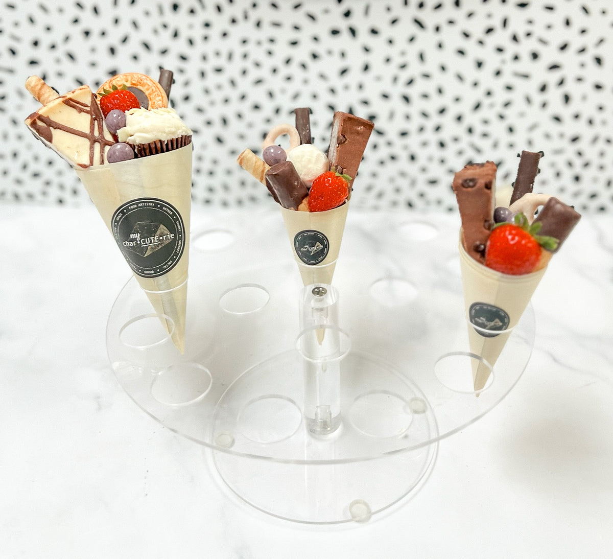 Sweet CharCUTErie Cones