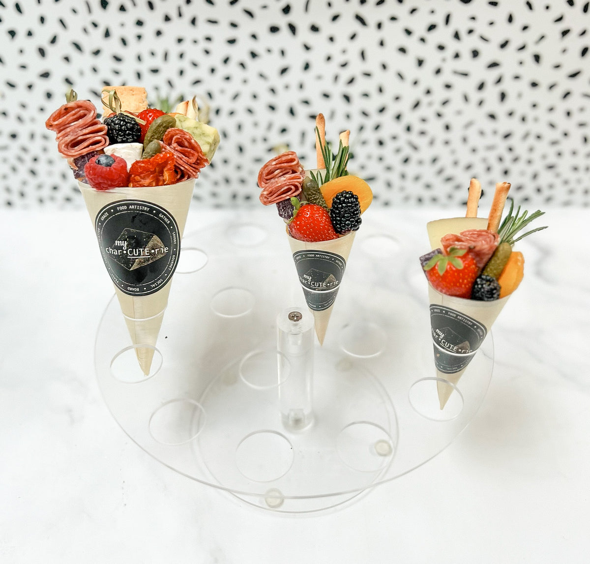 Savory CharCUTErie Cones