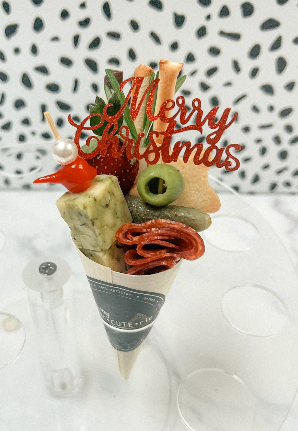 Very Merry CharCUTErie Cones