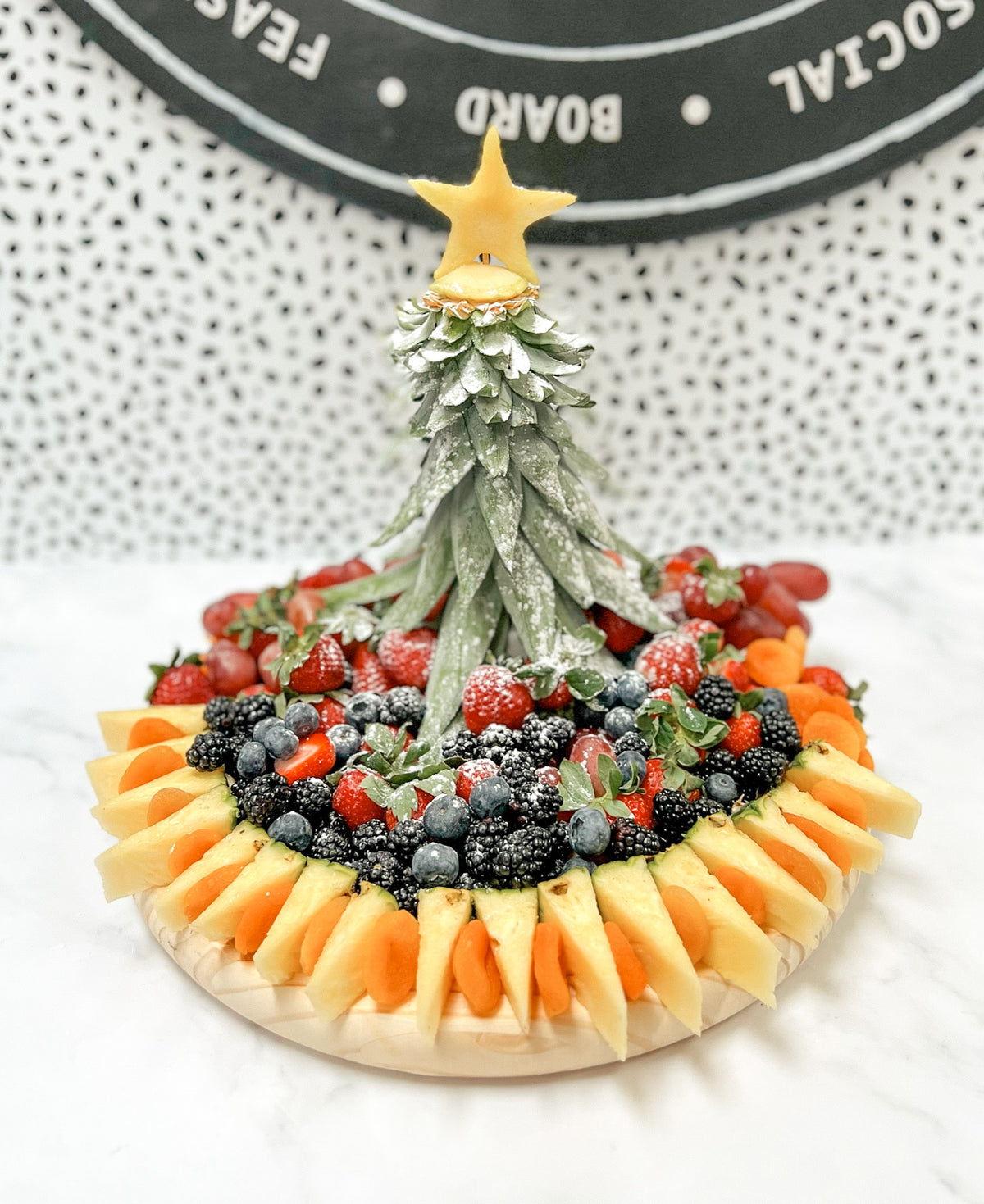 Merry & Bright Tree Fruit Board