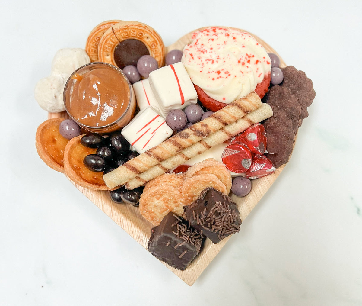 Small Heart CharCUTErie Sweets Tray