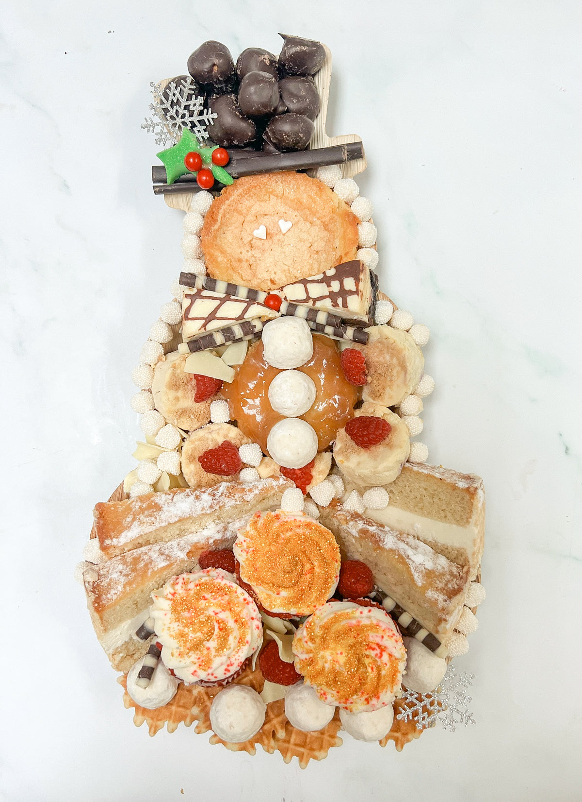 Snowman Sweets Tray CharCUTErie Board