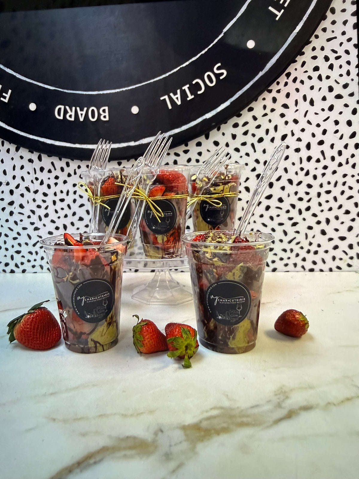 Dubai Chocolate Covered Strawberries