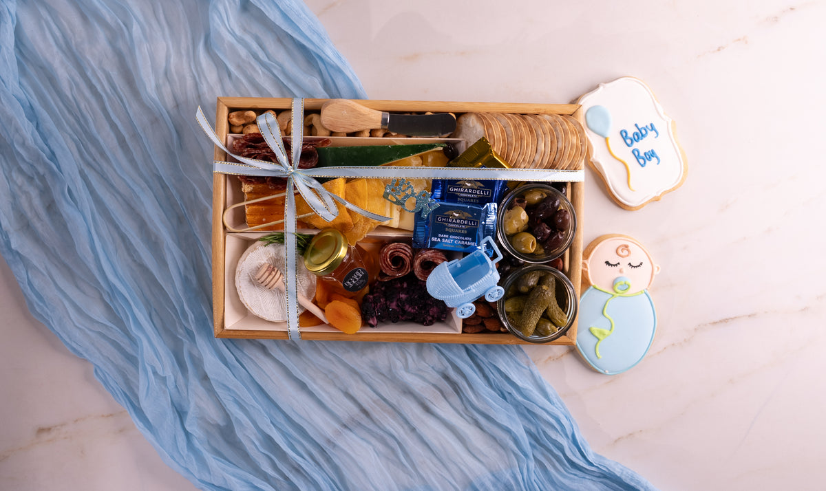 Fresh Shippable Its A Boy CharCUTErie Board