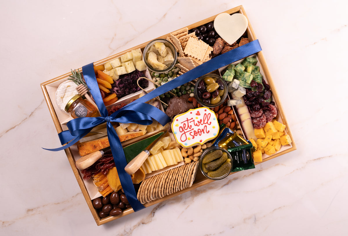 Fresh Shippable Warm Wishes CharCUTErie Board
