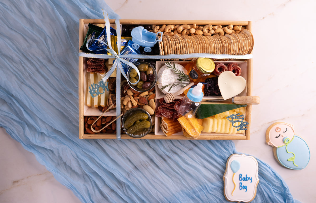 Fresh Shippable Its A Boy CharCUTErie Board