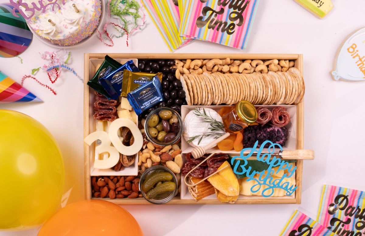 Fresh Shippable Birthday CharCUTErie Board