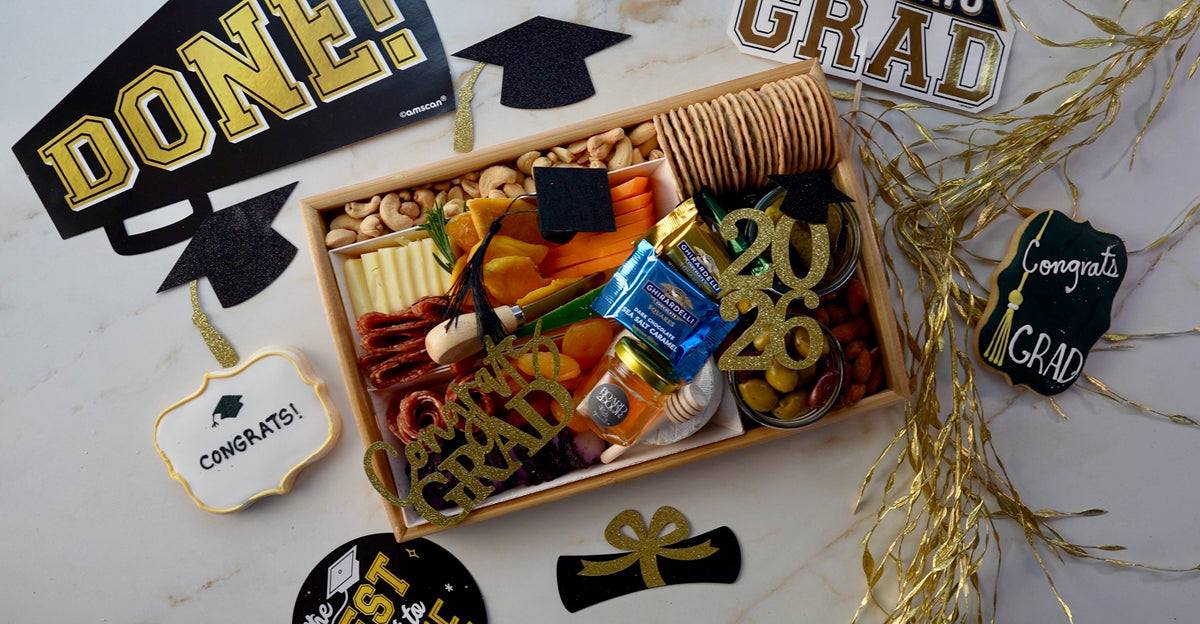 Fresh Shippable Graduation CharCUTErie Board