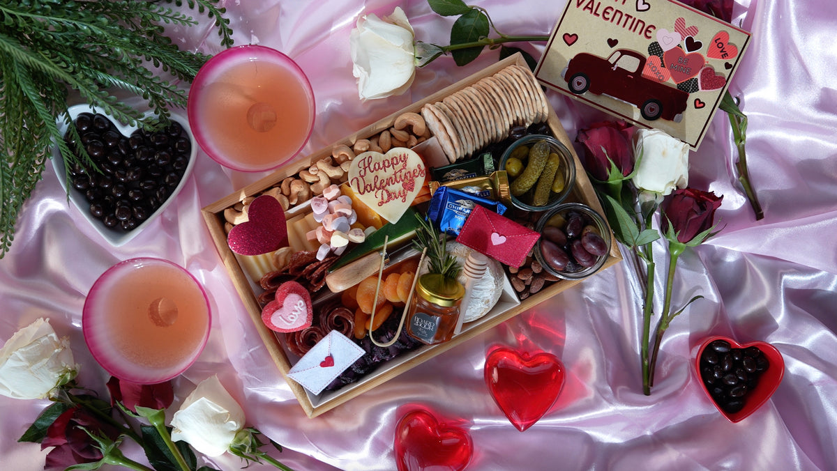 Fresh Shippable Valentine’s Day CharCUTErie Board