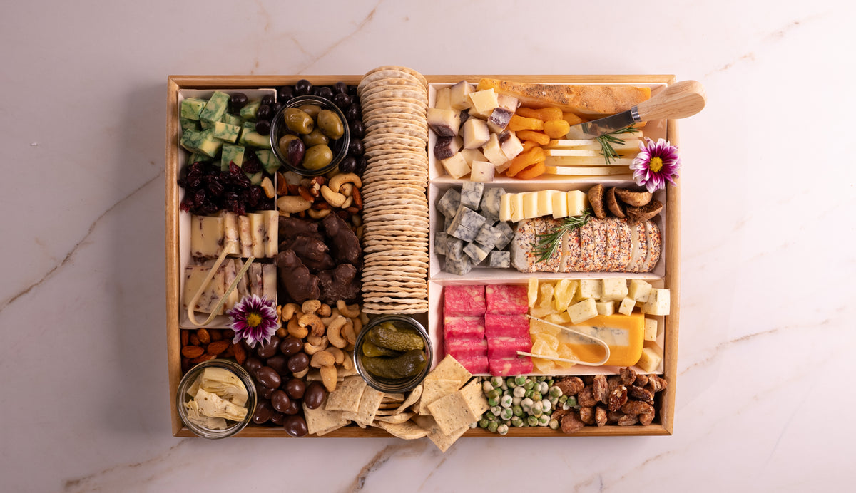 Fresh Shippable Just Cheese CharCUTErie Board